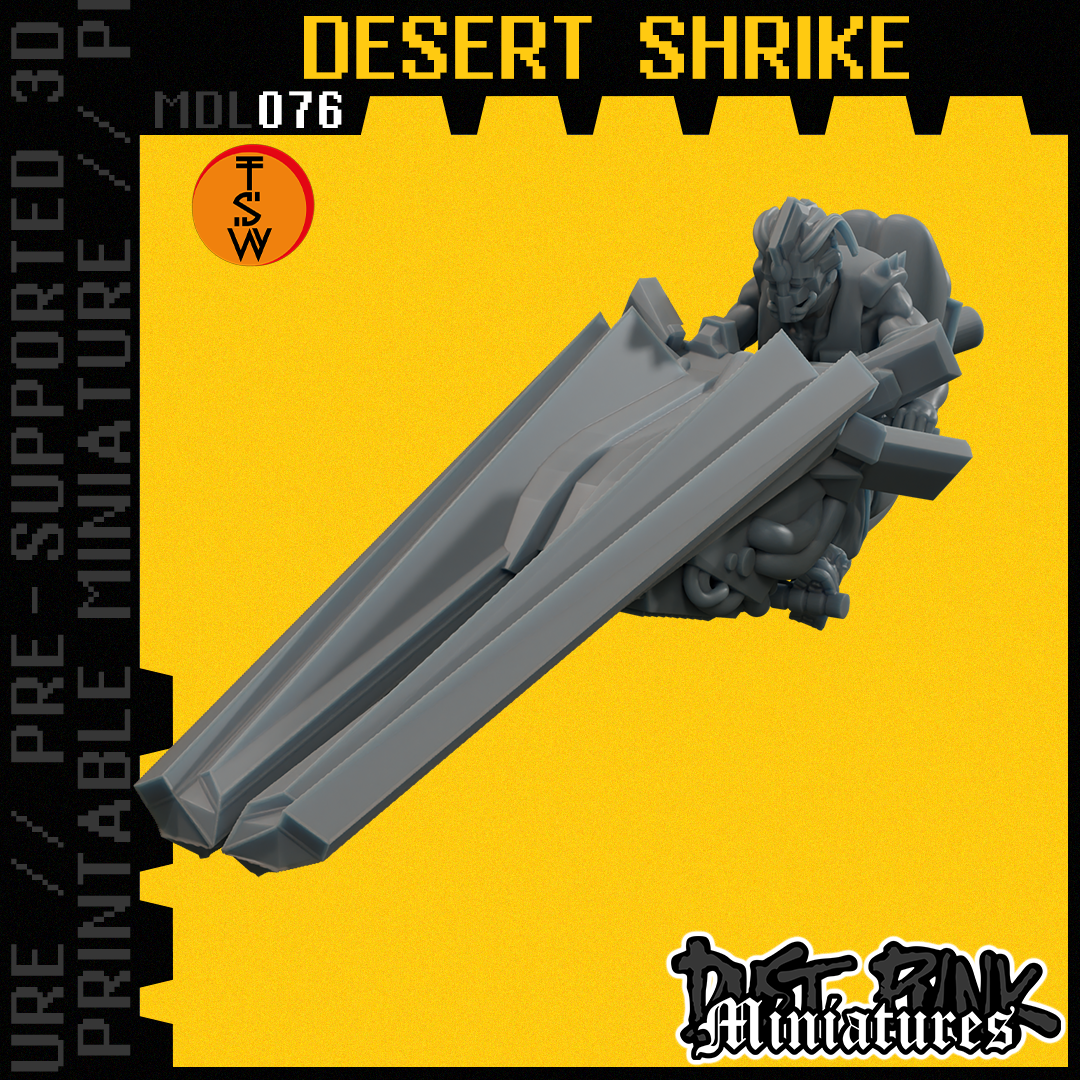 MDL076A DESERT SHRIKE [PRE-SUPPORTED]